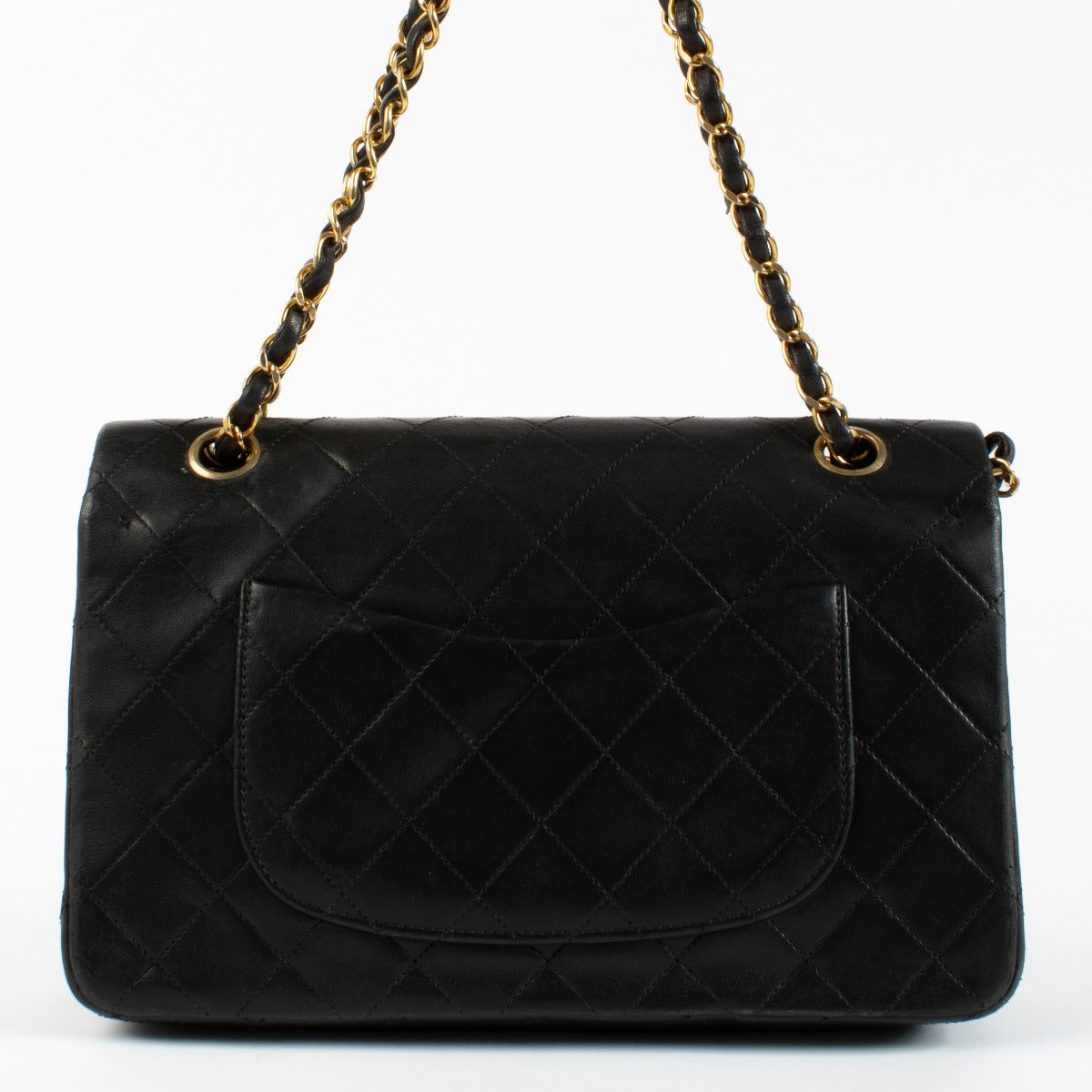 Authentic pre-loved Chanel Black Vintage Medium Classic Bag on Labellov.com