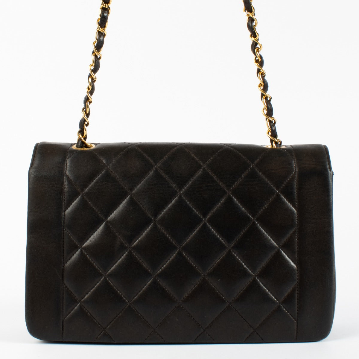 Authentic second hand Chanel Brown Medium Diana Bag on Labellov.com
