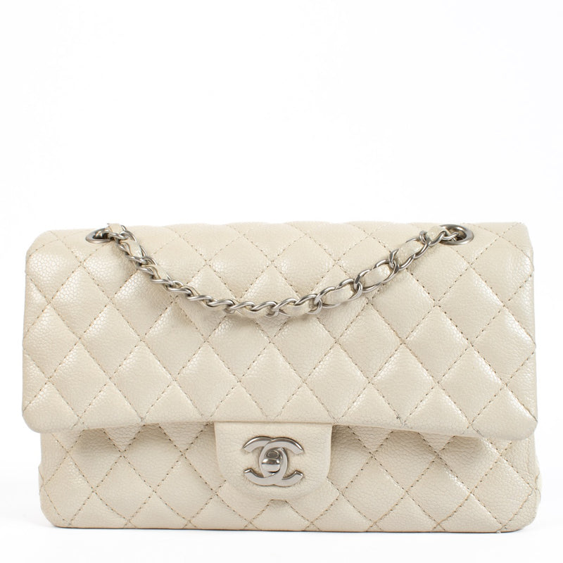 Chanel Pearly White Medium Classic 11.12 Bag