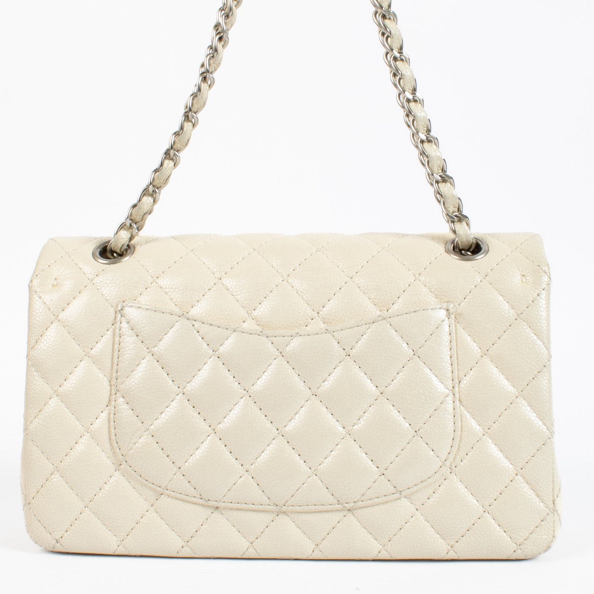 Chanel Pearly White Medium Classic 11.12 Bag