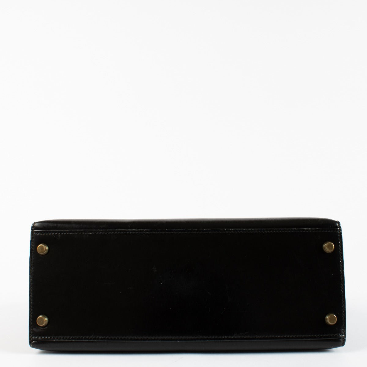 Hermès Vintage Kelly 28 Black Box GHW