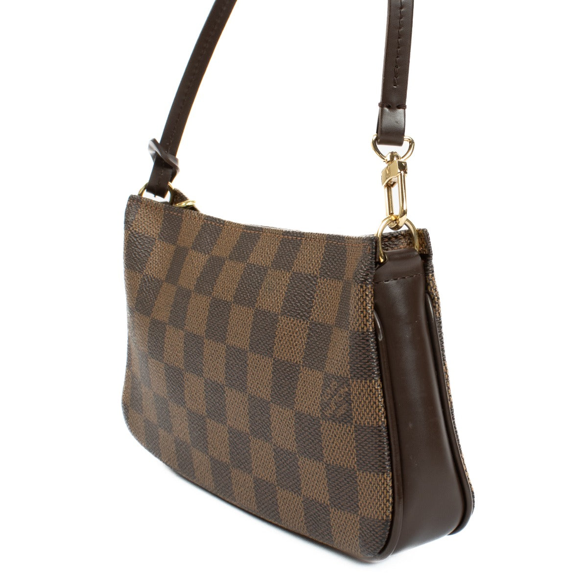 Louis Vuitton Pochette Damier in very good state. Buy now on Labellov.com.
