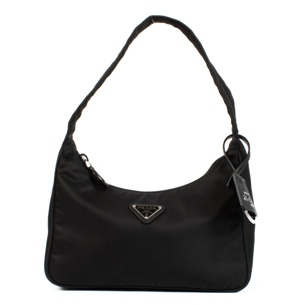 Buy authentic second hand Prada Black Re-Nylon Re-Edition 2000 mini-bag at Labellov.com