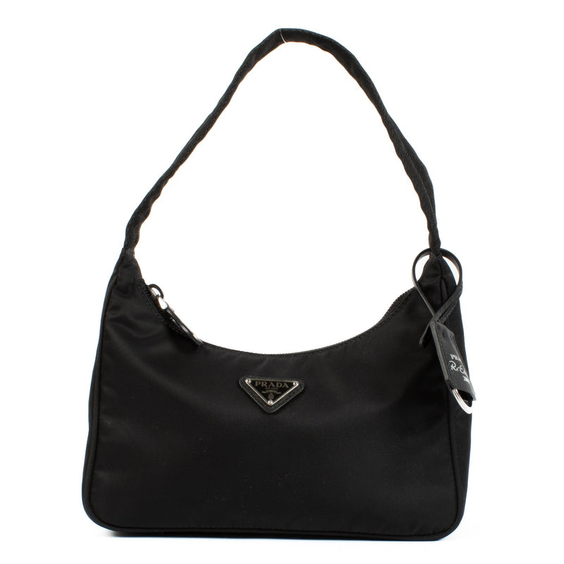 Buy authentic second hand Prada Black Re-Nylon Re-Edition 2000 mini-bag at Labellov.com