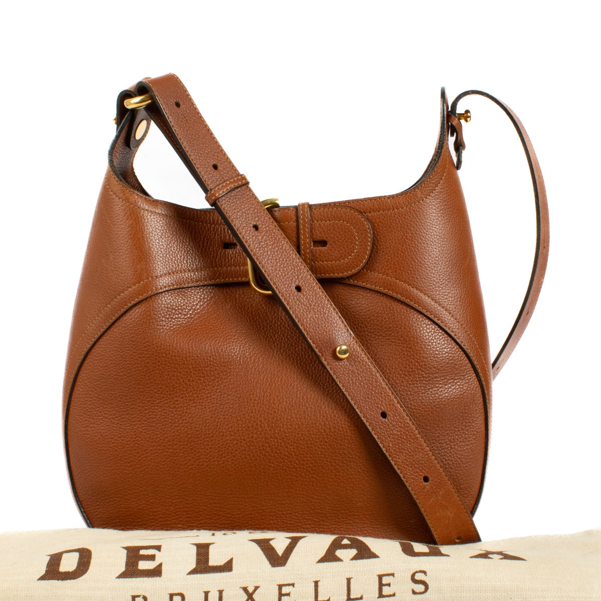 Shop 100% authentic secondhand Delvaux Cognac Souverain Bag on labellov.com