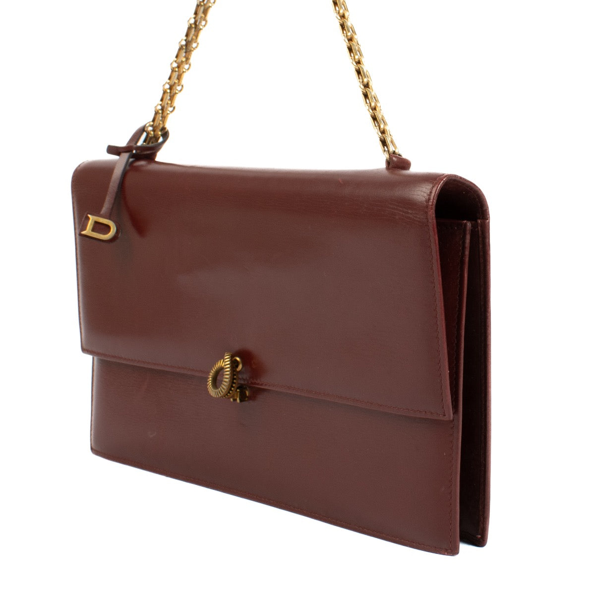 Authentic second hand Delvaux Burgundy Shoulder Bag on Labellov.com