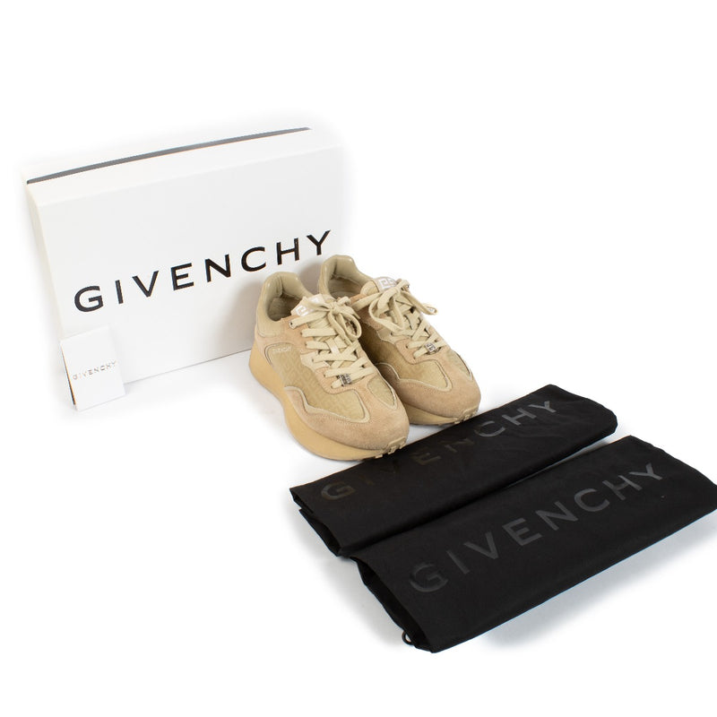 Shop 100% authentic Givenchy Beige Suede Giv Runner Sneakers on Labellov.com