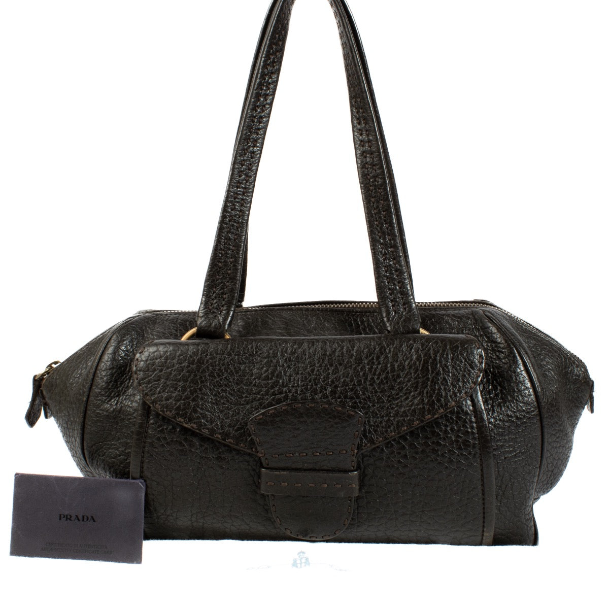 Authentic second hand Prada Brown Shoulder Bag on Labellov.com