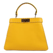 shop 100% authentic second hand Fendi Yellow Medium Peekaboo Iseeu Bag on Labellov.com