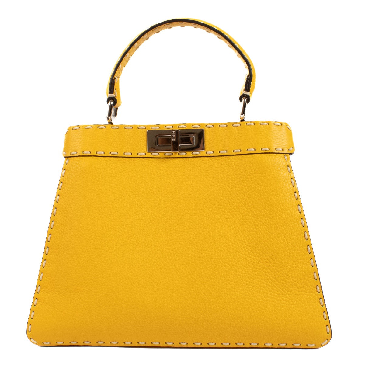 shop 100% authentic second hand Fendi Yellow Medium Peekaboo Iseeu Bag on Labellov.com