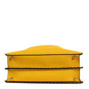 shop 100% authentic second hand Fendi Yellow Medium Peekaboo Iseeu Bag on Labellov.com