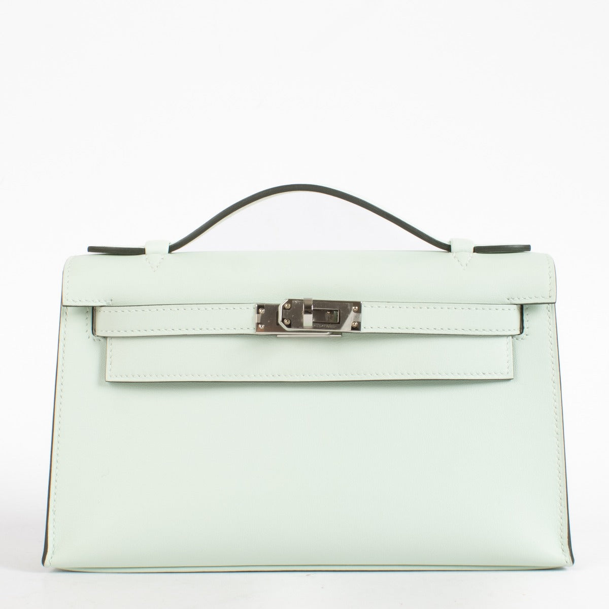 Hermès Kelly Mini Pochette Vert Menthe Poivrée Swift PHW