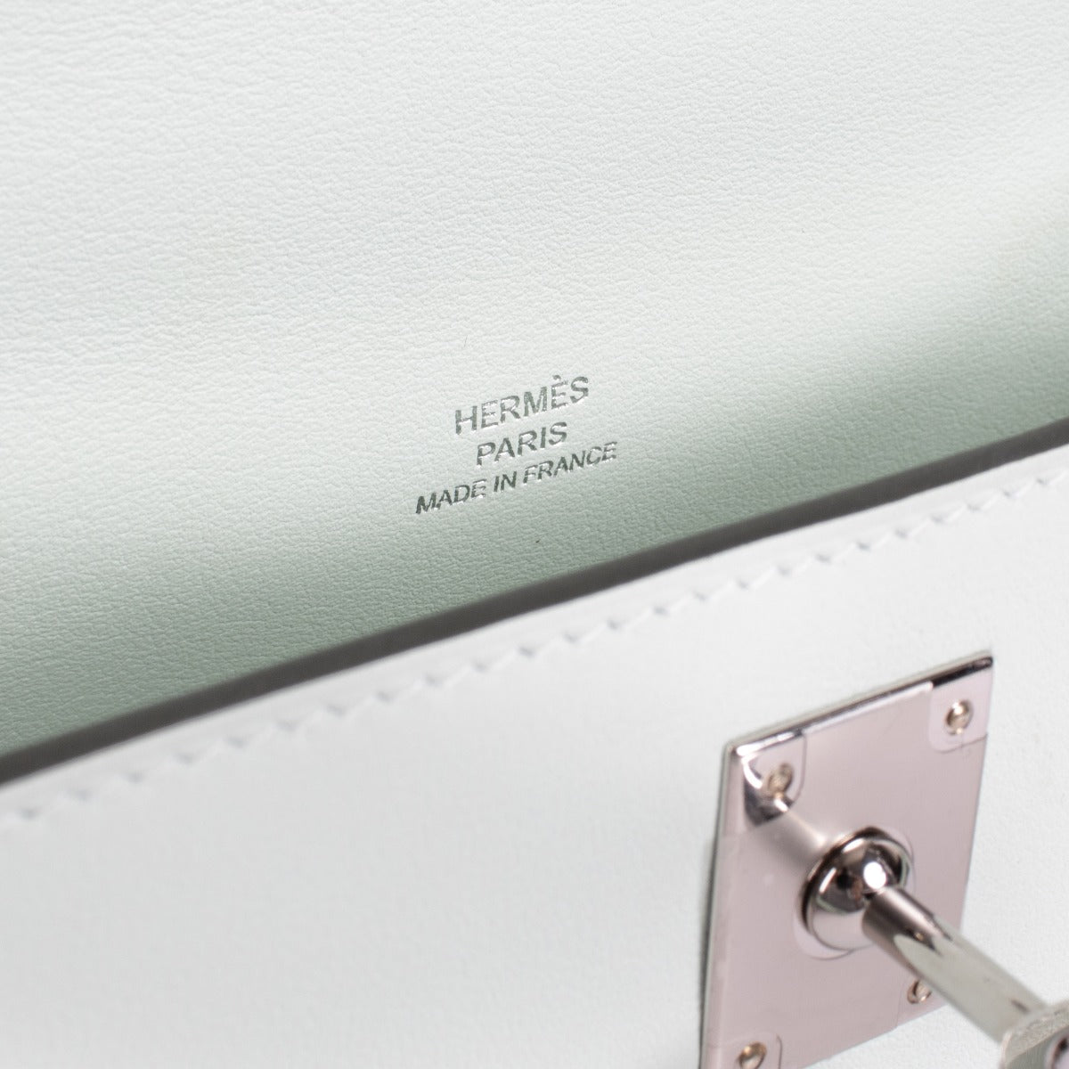 Hermès Kelly Mini Pochette Vert Menthe Poivrée Swift PHW
