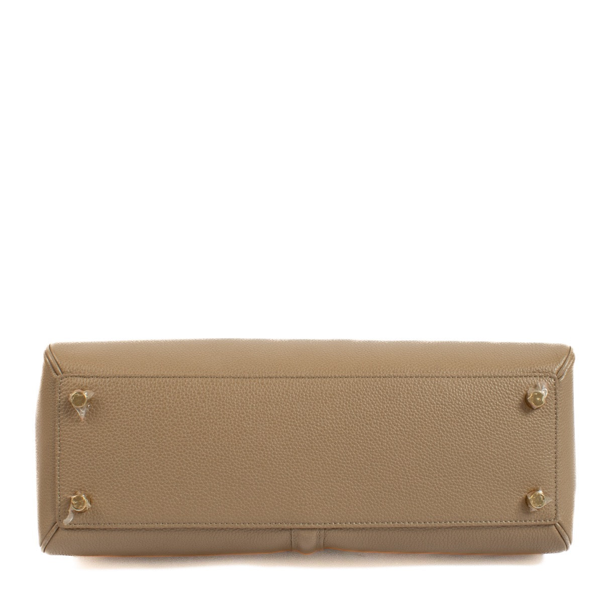 Buy authentic second hand Celine Beige Satinated Calfskin Medium 16 Top handle Bag at Labellov.com