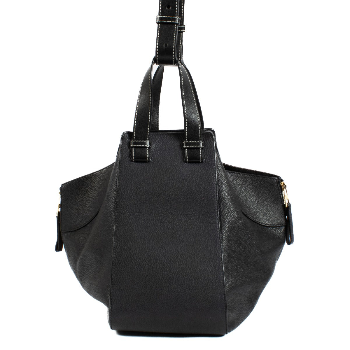 Loewe Black Leather Small Hammock Bag