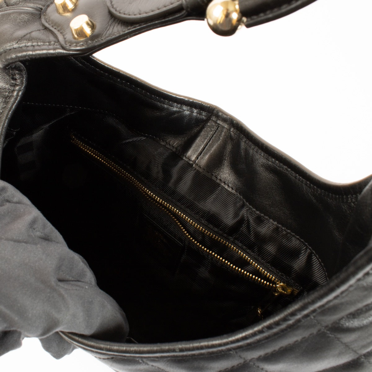 Authentic second hand Burberry Black Hobo Bag on Labellov.com