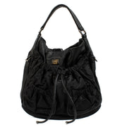 Buy authentic second hand Burberry Black Monogram Leather Top handle Bag at Labellov.com