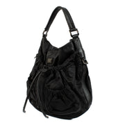 Buy authentic second hand Burberry Black Monogram Leather Top handle Bag at Labellov.com