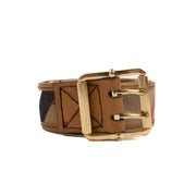 Authentic second hand Burberry monogram belt - size 90 on Labellov.com