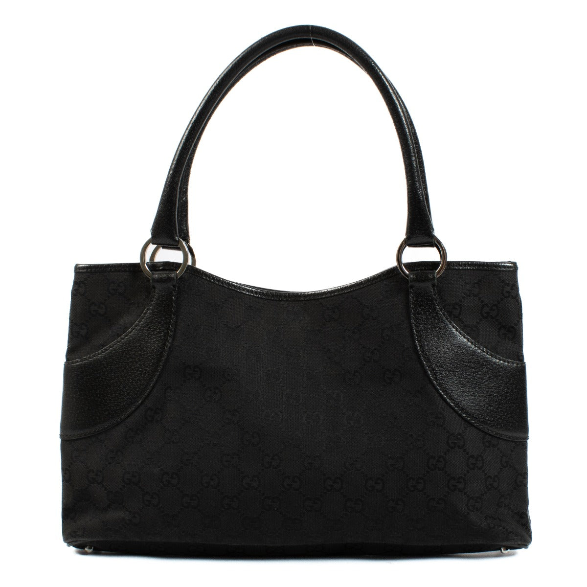 Sac cabas Gucci en toile GG noire