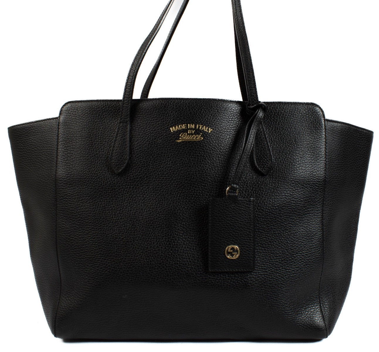 Gucci Zwarte Medium Swing Tote Handtas