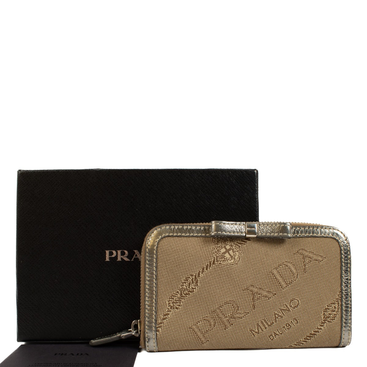 Authentic second hand Prade Beige Wallet on Labellov.com