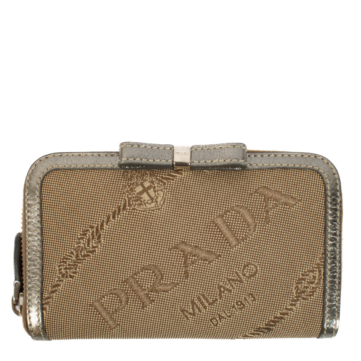 Authentic second hand Prade Beige Wallet on Labellov.com