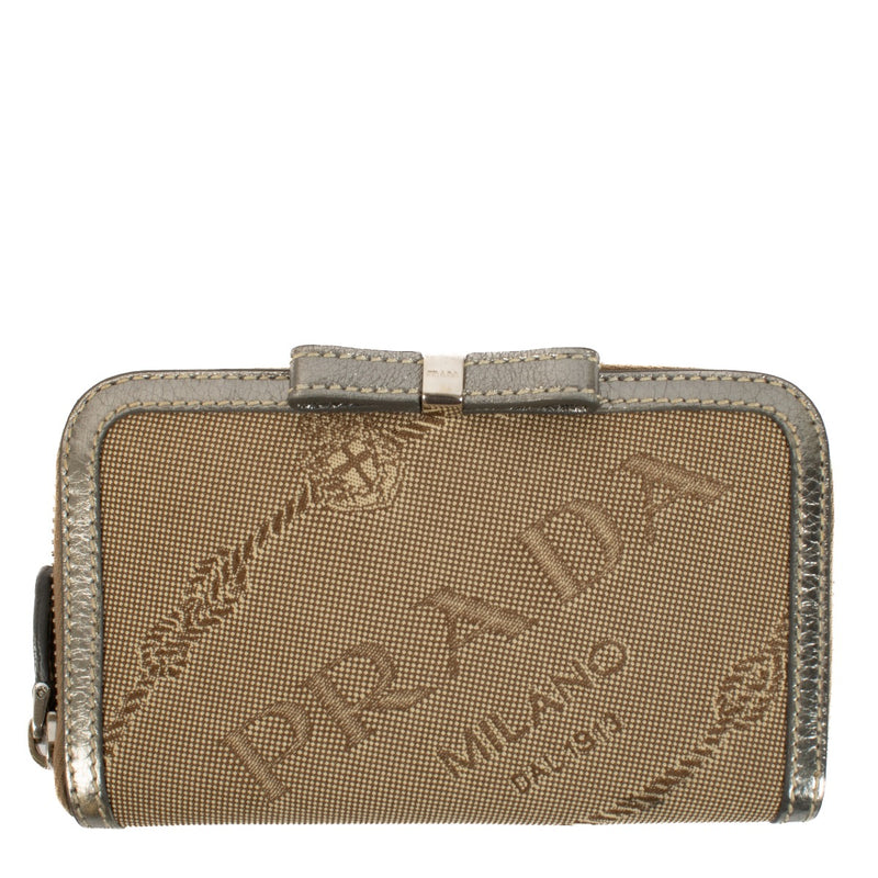 Authentic second hand Prade Beige Wallet on Labellov.com