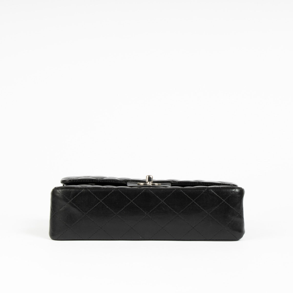 Shop this 100% authentic Chanel Black Lambskin Small Classic Handbag at Labellov.com
