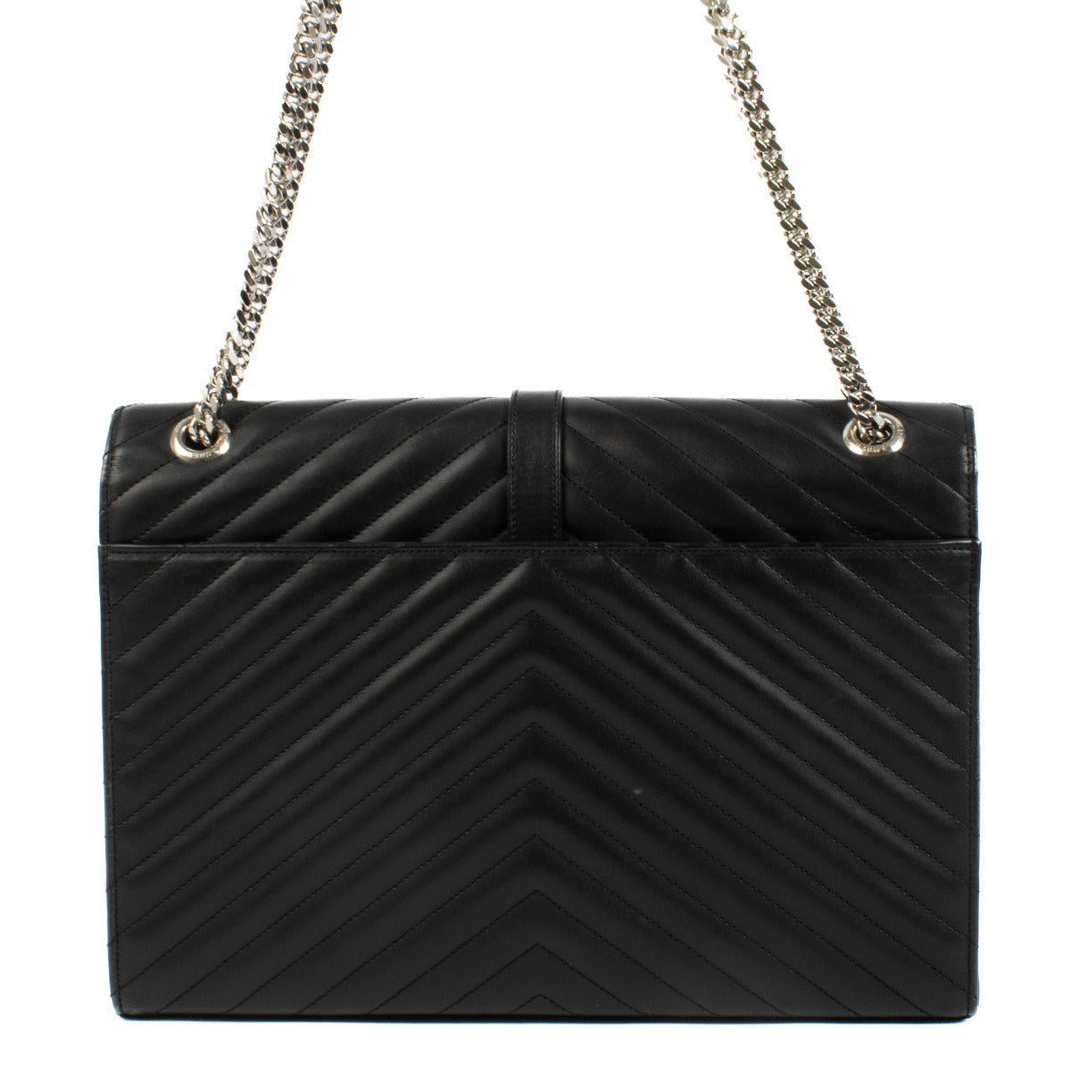 Saint Laurent Zwarte Grote Envelope Tas