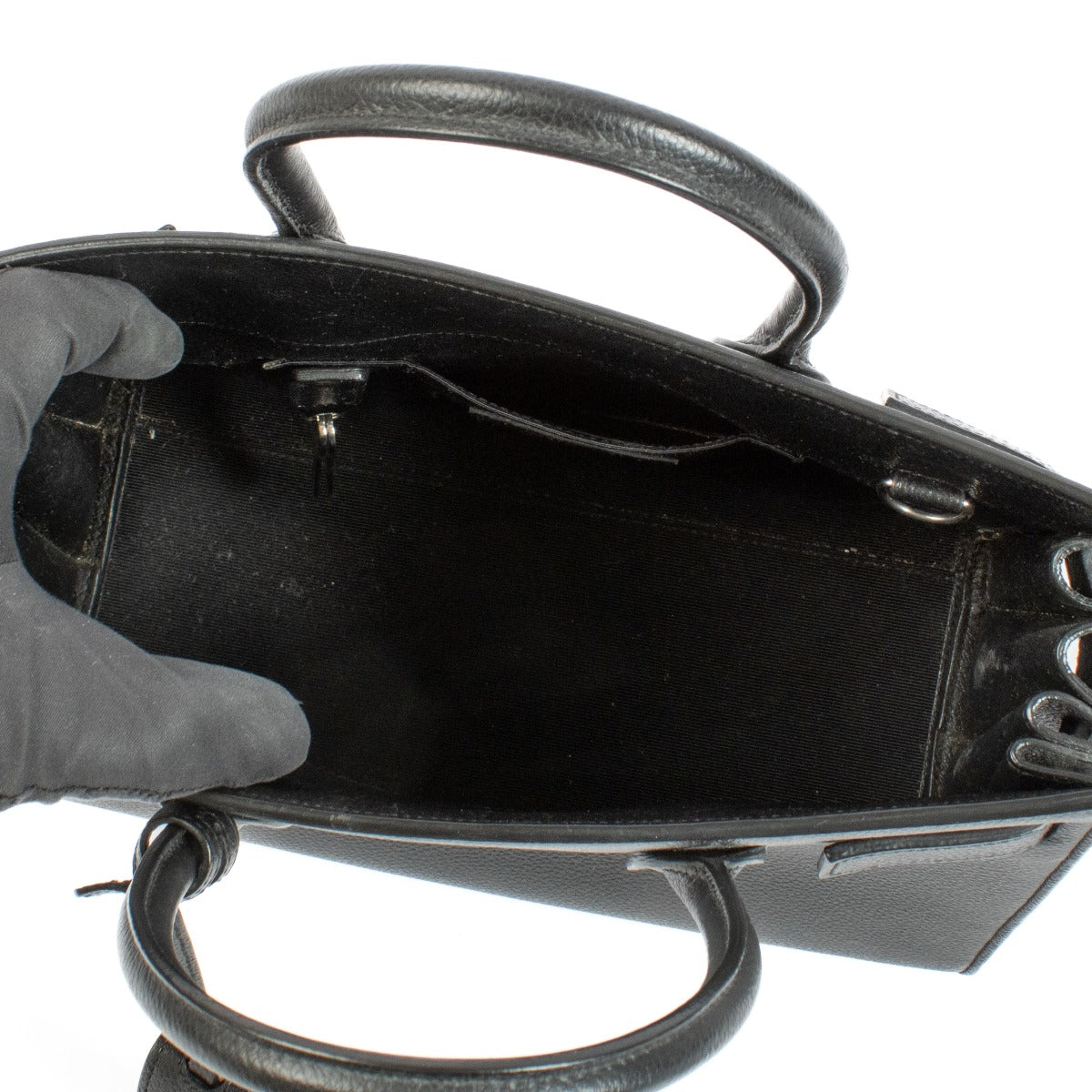 Saint Laurent Black Sac De Jour Baby Bag