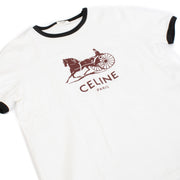 Authentic second hand Celine White Logo T-shirt on Labellov.com