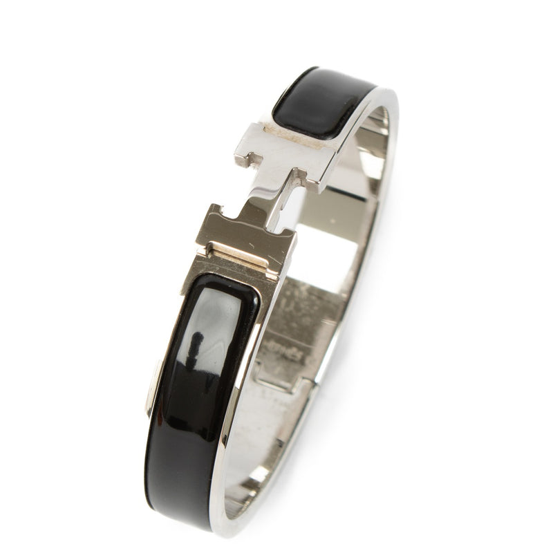 Hermès Black Clic H Bracelet