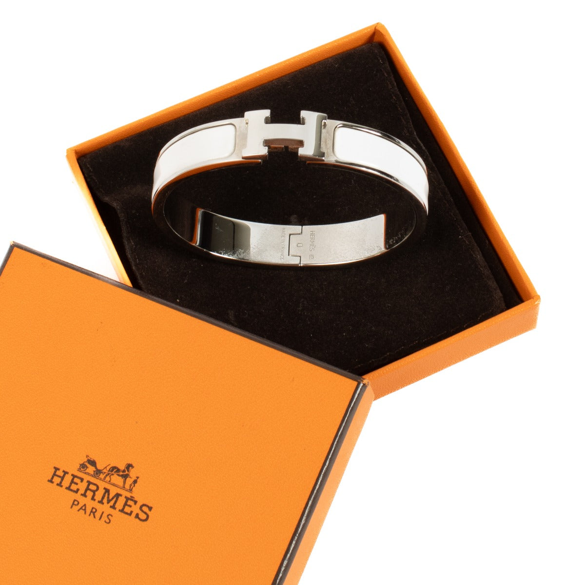 Hermès Witte Clic H Armband