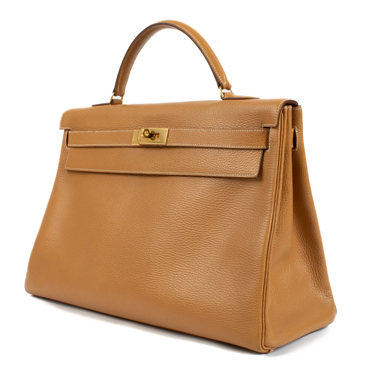 Hermès Kelly 40 Gold Ardennes GHW