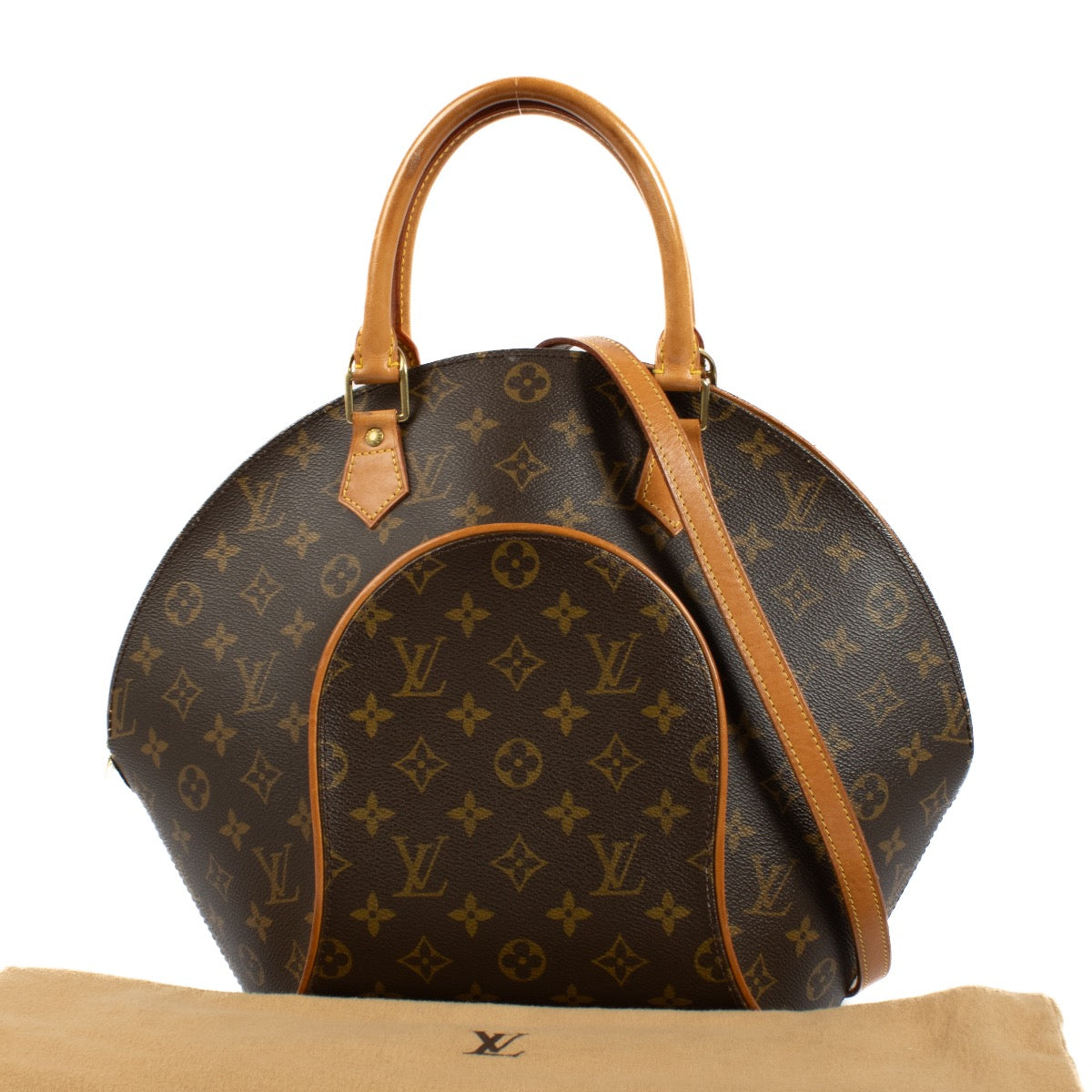Shop the Louis Vuitton Monogram Ellipse MM bag, a classic luxury handbag crafted from signature monogram canvas. Featuring a timeless design with a spacious interior, perfect for everyday use or special occasions. Shop now on Labellov.com.