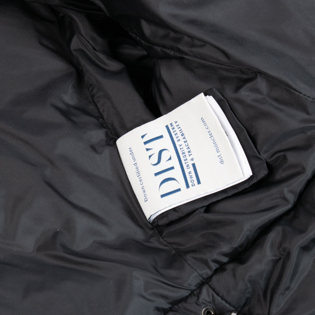 Buy authentic second hand Moncler Black Belted Puffer Jacket at Labellov.com