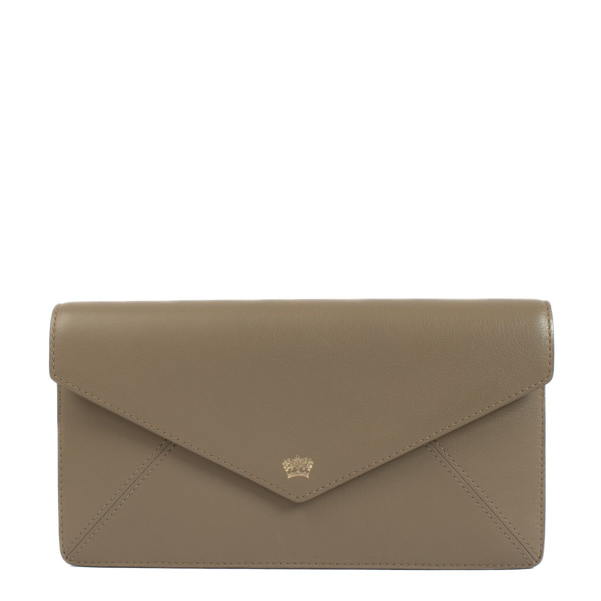 Delvaux Bicolore Polo Brin de Folle Chain Clutch