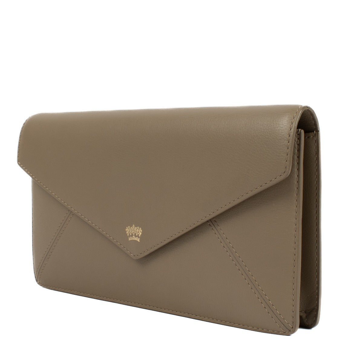 Delvaux Bicolore Polo Brin de Folle Chain Clutch