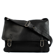 Delvaux Black Kot Kot Messenger Bag