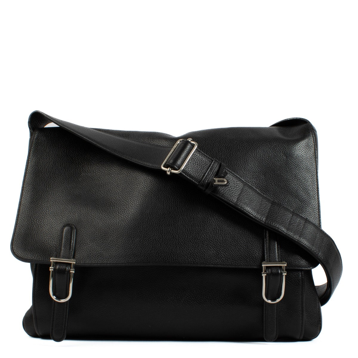Delvaux Black Kot Kot Messenger Bag