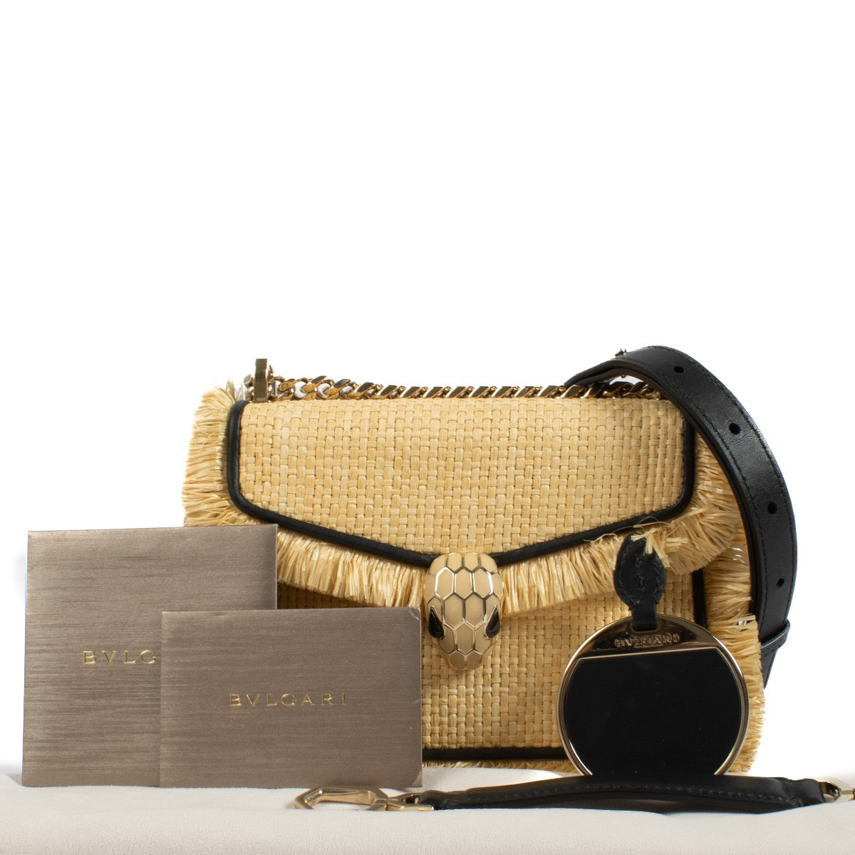 Authentic second hand Bulgari Beige Shoulder Bag on Labellov.com