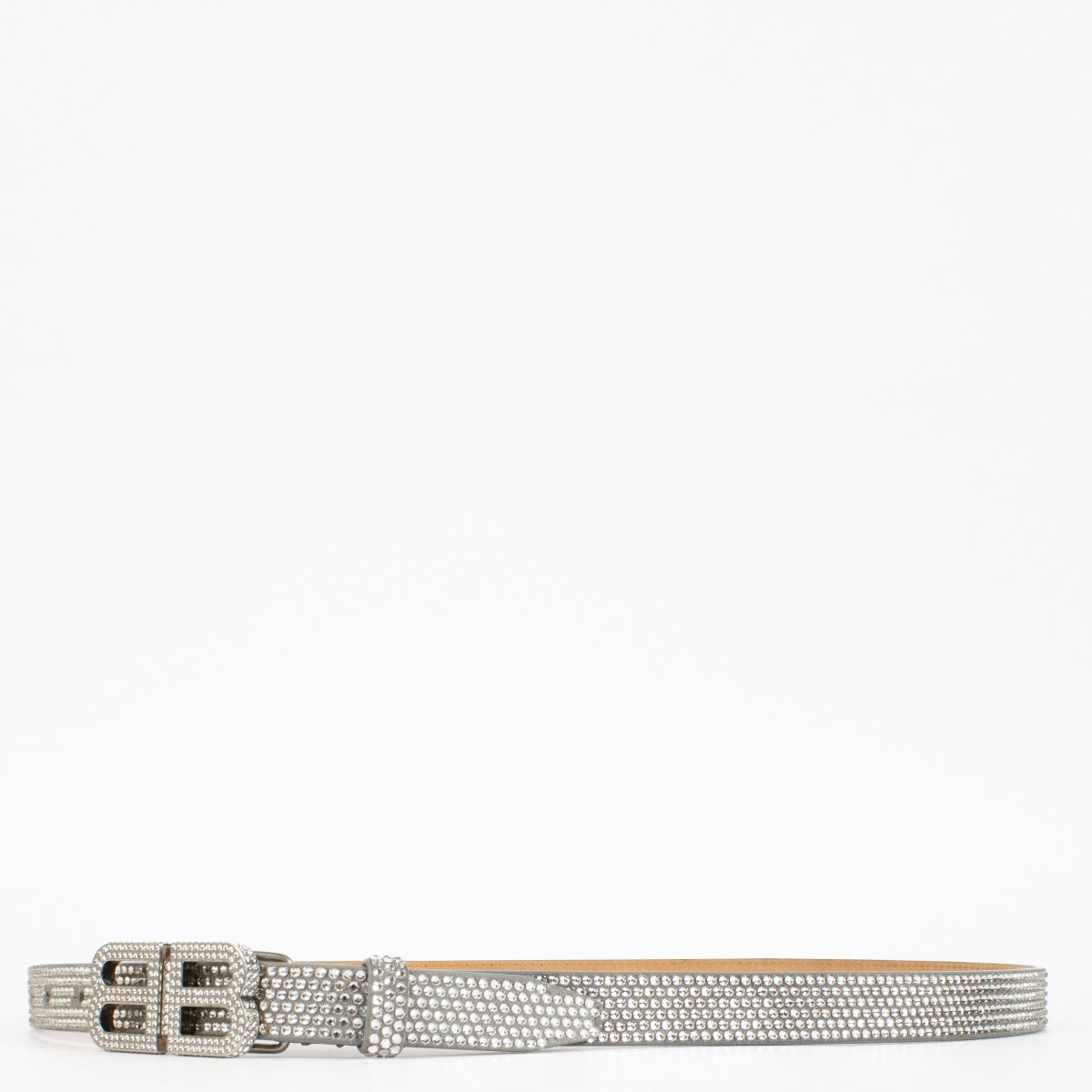 Authentic second hand Balenciaga Crystal BB Hourglass Belt-Size 106 on labellov.com