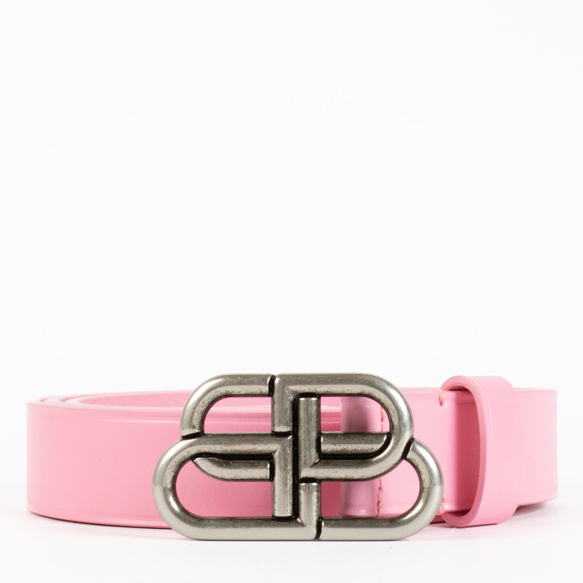 Balenciaga Pink BB Belt-Size 105 – Labellov