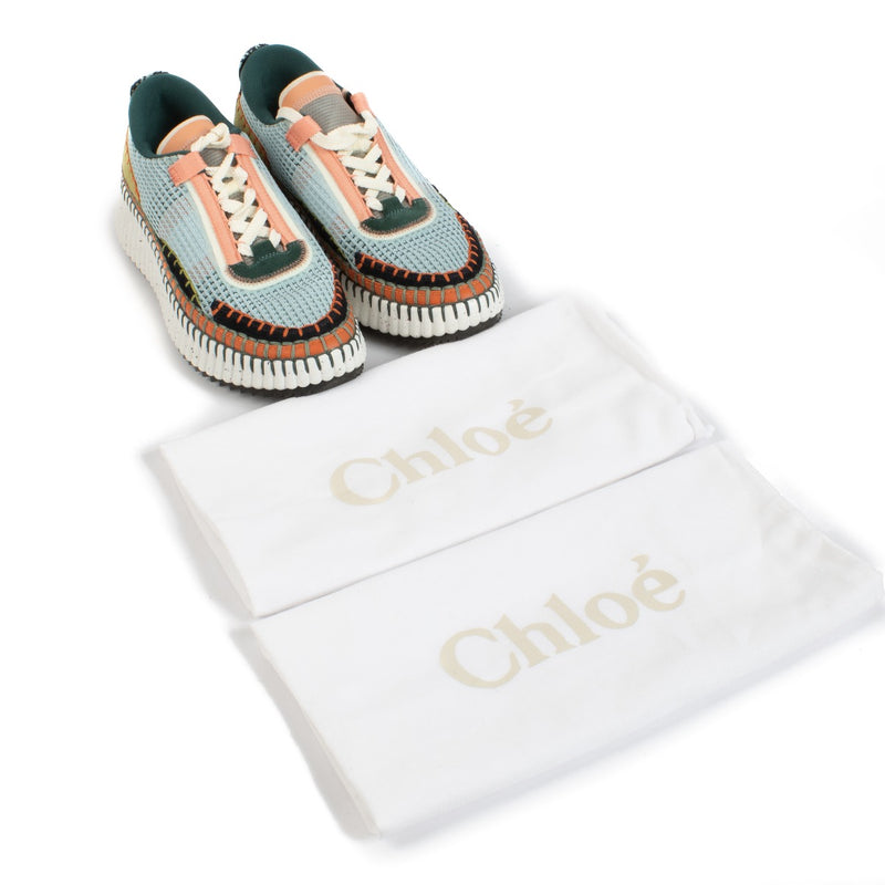 Authentic second hand Chloé Nama Multicolor Sneakers - size 40 on Labellov.com
