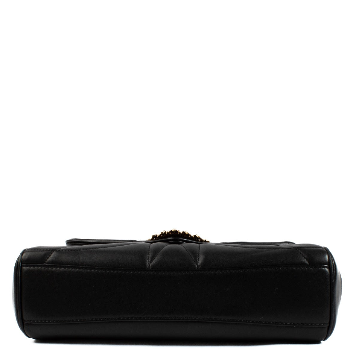 Buy authentic second hand Dolce & Gabbana Black Quilted Leather Large Devotion Bag at Labellov.com