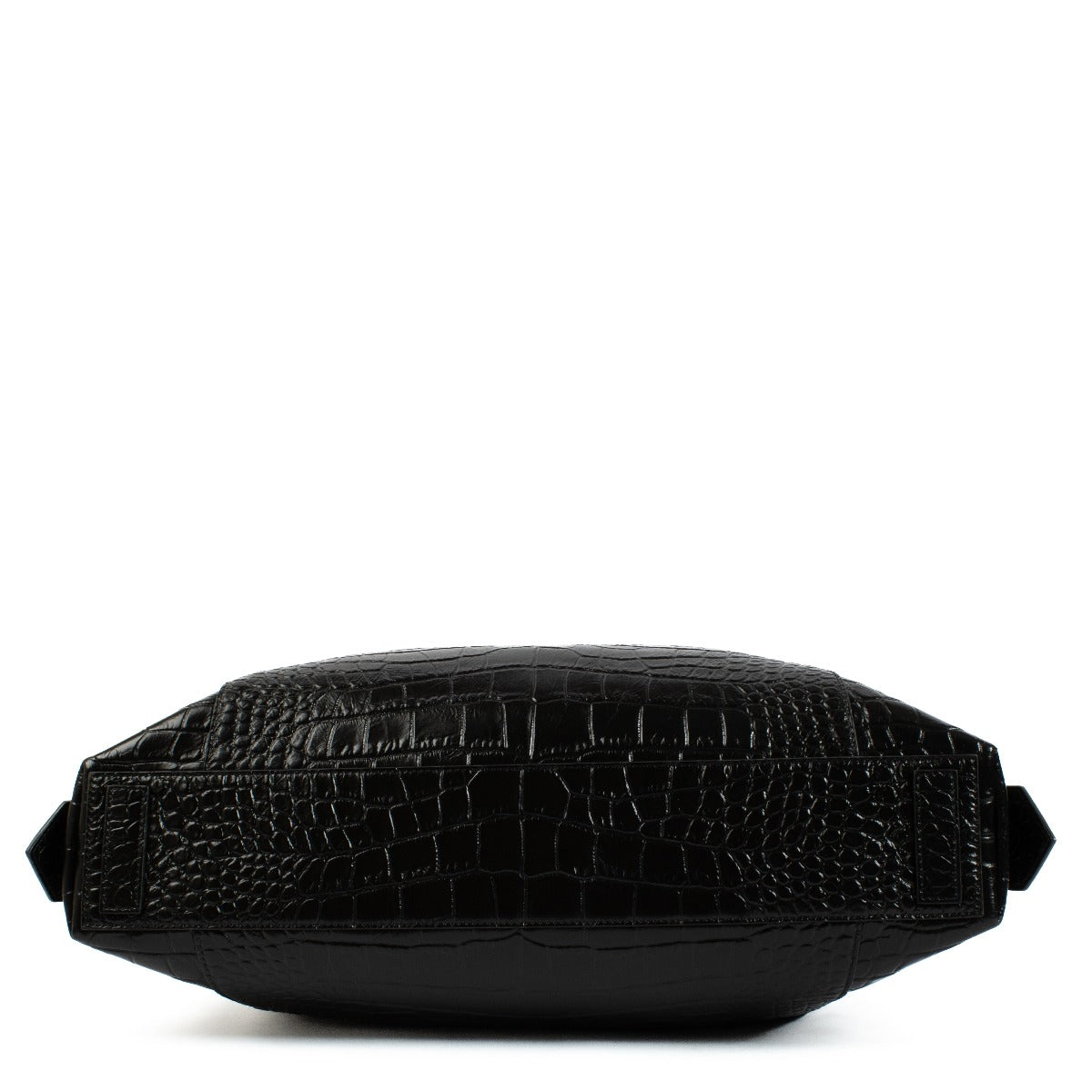 Givenchy Black Crocodile Embossed Medium Antigona Soft Bag