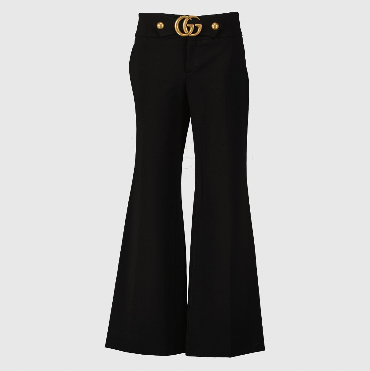 Authentic second-hand Gucci Black GG Trousers-Size IT 48 on labellov.com