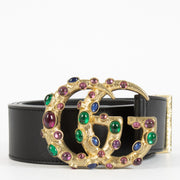 Authentic second hand Gucci GG Marmont Embellished Leather Belt-Size 99 on labellov.com