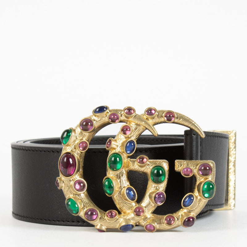 Authentic second hand Gucci GG Marmont Embellished Leather Belt-Size 99 on labellov.com
